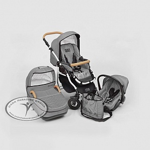 Коляска модуль D.P.G Carino 3 в 1 color, серая (DPG, DPG_Carino 3v1_03)